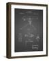 PP964-Black Grid Mount for Machine Gun Patent Poster-Cole Borders-Framed Giclee Print