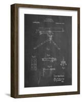 PP964-Chalkboard Mount for Machine Gun Patent Poster-Cole Borders-Framed Giclee Print