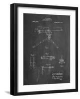 PP964-Chalkboard Mount for Machine Gun Patent Poster-Cole Borders-Framed Giclee Print