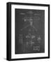 PP964-Chalkboard Mount for Machine Gun Patent Poster-Cole Borders-Framed Giclee Print