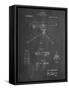 PP964-Chalkboard Mount for Machine Gun Patent Poster-Cole Borders-Framed Stretched Canvas