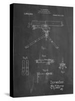 PP964-Chalkboard Mount for Machine Gun Patent Poster-Cole Borders-Stretched Canvas