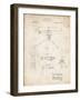 PP964-Vintage Parchment Mount for Machine Gun Patent Poster-Cole Borders-Framed Giclee Print