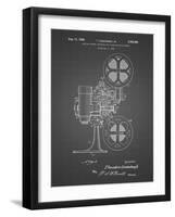 PP966-Black Grid Movie Projector 1933 Patent Poster-Cole Borders-Framed Giclee Print