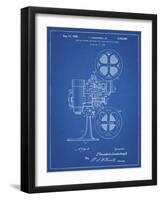 PP966-Blueprint Movie Projector 1933 Patent Poster-Cole Borders-Framed Giclee Print