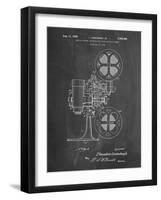 PP966-Chalkboard Movie Projector 1933 Patent Poster-Cole Borders-Framed Giclee Print