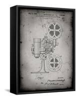 PP966-Faded Grey Movie Projector 1933 Patent Poster-Cole Borders-Framed Stretched Canvas