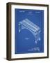 PP967-Blueprint Musser Marimba Patent Poster-Cole Borders-Framed Giclee Print
