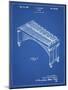 PP967-Blueprint Musser Marimba Patent Poster-Cole Borders-Mounted Giclee Print