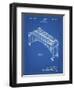 PP967-Blueprint Musser Marimba Patent Poster-Cole Borders-Framed Giclee Print