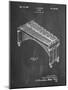 PP967-Chalkboard Musser Marimba Patent Poster-Cole Borders-Mounted Giclee Print