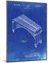 PP967-Faded Blueprint Musser Marimba Patent Poster-Cole Borders-Mounted Giclee Print