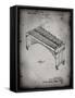 PP967-Faded Grey Musser Marimba Patent Poster-Cole Borders-Framed Stretched Canvas