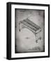 PP967-Faded Grey Musser Marimba Patent Poster-Cole Borders-Framed Giclee Print