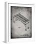 PP967-Faded Grey Musser Marimba Patent Poster-Cole Borders-Framed Giclee Print