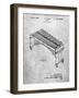 PP967-Slate Musser Marimba Patent Poster-Cole Borders-Framed Giclee Print