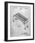 PP967-Slate Musser Marimba Patent Poster-Cole Borders-Framed Giclee Print