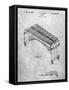 PP967-Slate Musser Marimba Patent Poster-Cole Borders-Framed Stretched Canvas