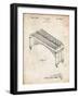 PP967-Vintage Parchment Musser Marimba Patent Poster-Cole Borders-Framed Giclee Print