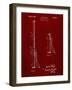 PP970-Burgundy Night Stick Patent Poster-Cole Borders-Framed Giclee Print