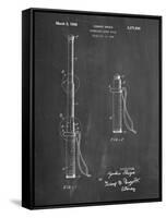 PP970-Chalkboard Night Stick Patent Poster-Cole Borders-Framed Stretched Canvas