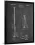 PP970-Chalkboard Night Stick Patent Poster-Cole Borders-Framed Premium Giclee Print