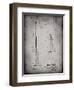 PP970-Faded Grey Night Stick Patent Poster-Cole Borders-Framed Giclee Print