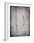 PP970-Faded Grey Night Stick Patent Poster-Cole Borders-Framed Giclee Print