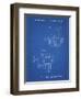 PP973-Blueprint Open Face Spinning Fishing Reel Patent Poster-Cole Borders-Framed Giclee Print