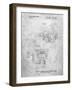 PP973-Slate Open Face Spinning Fishing Reel Patent Poster-Cole Borders-Framed Giclee Print