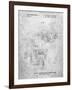 PP973-Slate Open Face Spinning Fishing Reel Patent Poster-Cole Borders-Framed Giclee Print