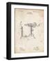 PP974-Vintage Parchment Ophthalmoscope Patent-Cole Borders-Framed Giclee Print