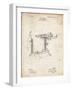 PP974-Vintage Parchment Ophthalmoscope Patent-Cole Borders-Framed Giclee Print