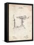 PP974-Vintage Parchment Ophthalmoscope Patent-Cole Borders-Framed Stretched Canvas