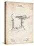 PP974-Vintage Parchment Ophthalmoscope Patent-Cole Borders-Stretched Canvas