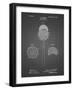 PP975-Black Grid Ophthalmoscope Patent Poster-Cole Borders-Framed Giclee Print