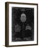 PP975-Black Grunge Ophthalmoscope Patent Poster-Cole Borders-Framed Giclee Print