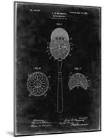 PP975-Black Grunge Ophthalmoscope Patent Poster-Cole Borders-Mounted Giclee Print