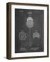 PP975-Chalkboard Ophthalmoscope Patent Poster-Cole Borders-Framed Giclee Print