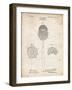 PP975-Vintage Parchment Ophthalmoscope Patent Poster-Cole Borders-Framed Giclee Print