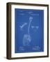 PP976-Blueprint Original Shovel Patent 1885 Patent Poster-Cole Borders-Framed Giclee Print