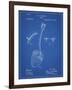 PP976-Blueprint Original Shovel Patent 1885 Patent Poster-Cole Borders-Framed Giclee Print