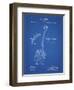 PP976-Blueprint Original Shovel Patent 1885 Patent Poster-Cole Borders-Framed Giclee Print