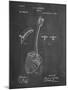 PP976-Chalkboard Original Shovel Patent 1885 Patent Poster-Cole Borders-Mounted Giclee Print