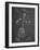 PP976-Chalkboard Original Shovel Patent 1885 Patent Poster-Cole Borders-Framed Giclee Print