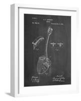 PP976-Chalkboard Original Shovel Patent 1885 Patent Poster-Cole Borders-Framed Giclee Print