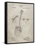 PP976-Sandstone Original Shovel Patent 1885 Patent Poster-Cole Borders-Framed Stretched Canvas