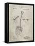PP976-Sandstone Original Shovel Patent 1885 Patent Poster-Cole Borders-Framed Stretched Canvas