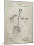 PP976-Sandstone Original Shovel Patent 1885 Patent Poster-Cole Borders-Mounted Giclee Print