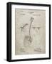 PP976-Sandstone Original Shovel Patent 1885 Patent Poster-Cole Borders-Framed Giclee Print